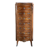 Louis XV style marquetry chest of drawers