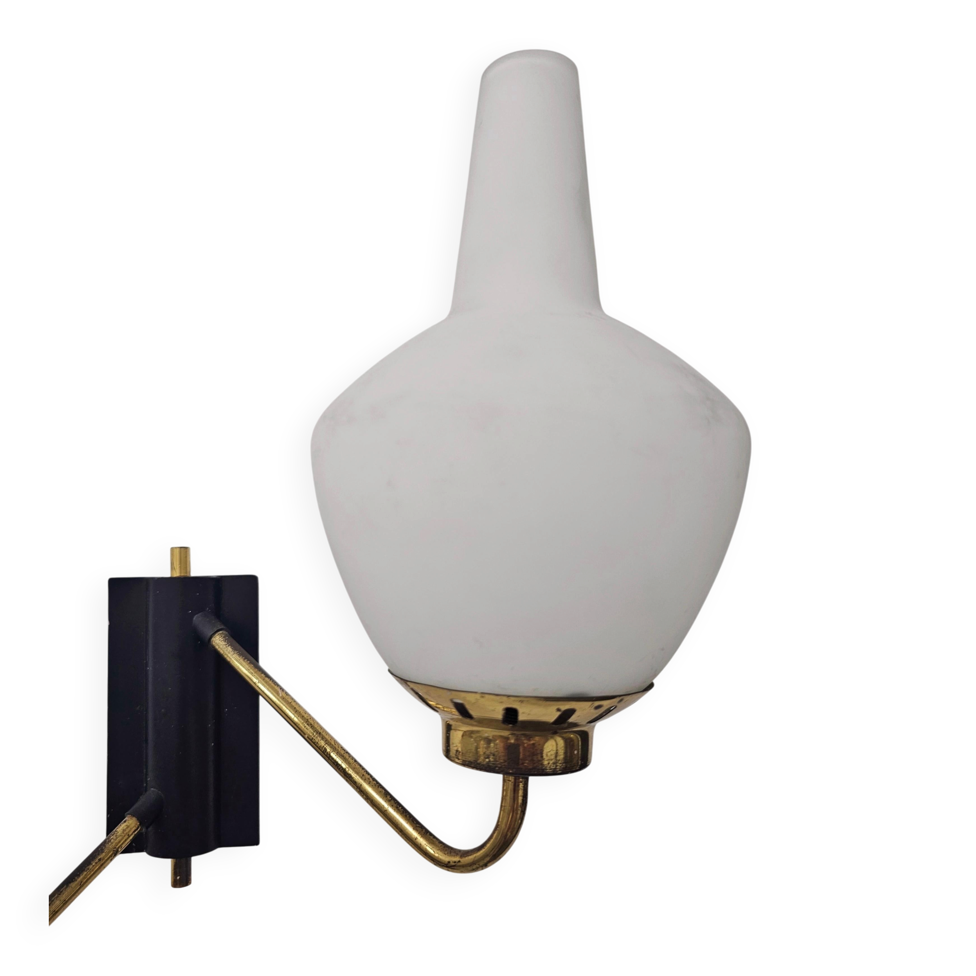 Mid-Century Modern wall lights attributed to Stilnovo 1950s