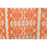 1970s Vintage Turkish Handmade Wool Cotton Orange Kilim Rug 112x180