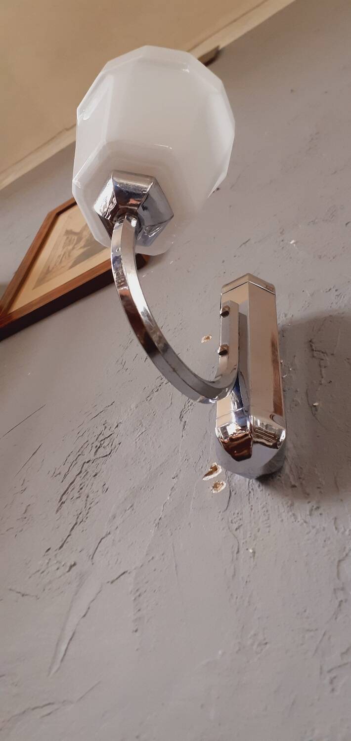 Art Deco Bathroom Wall Lamp Year 40.