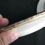 Paire de plats en faïence