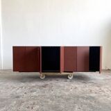 Enfilade par Lella & Massimo Vignelli pour Poltrona Frau, Italie années 1990