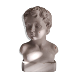 80s plaster child bust