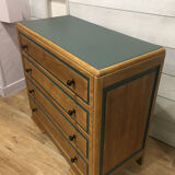 Solid oak chest of drawers