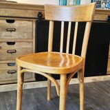 Series of 10 mismatched bistro chairs