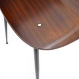 Lulli chairs by Carlo Rati for Industria Legni Curvati, 1950s, set of 4.