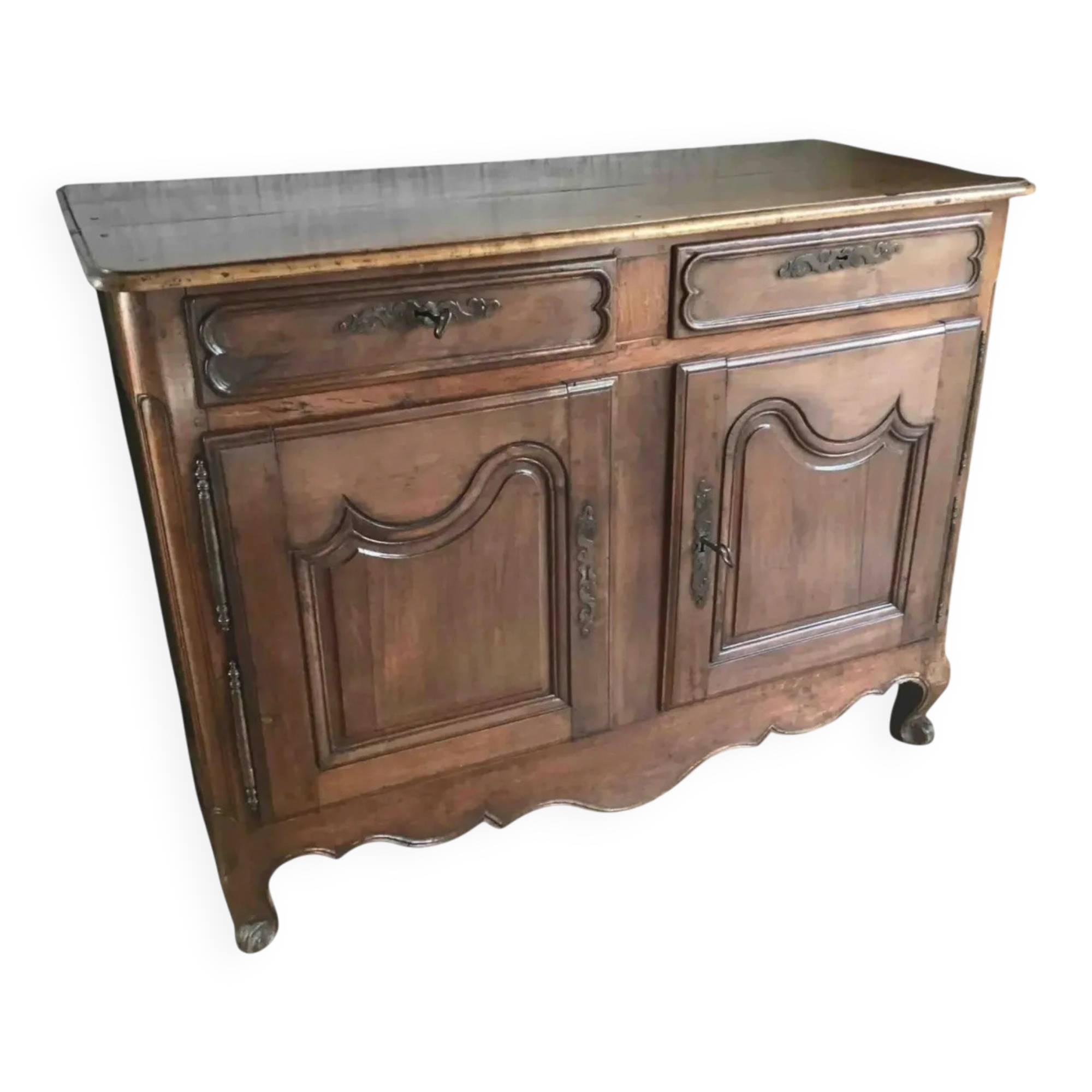 Low cherry buffet, 18th century, excellent condition.