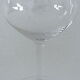 Suite of six beer glasses on foot in colorless crystal