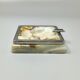 1960s mid-century modern Italian onyx smoking set with table lighter & ashtray