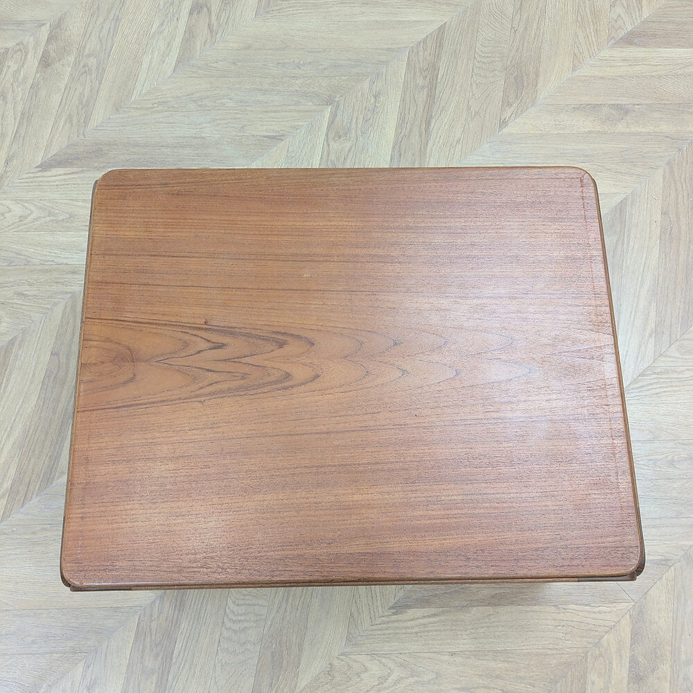 Niels Eilersen teak coffee table, Danish 1970s.