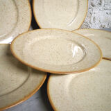 Set of 6 Polish ceramic dessert plates