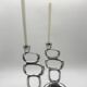 Pair of candlesticks "Circle" – Matthew Hilton, 1980s