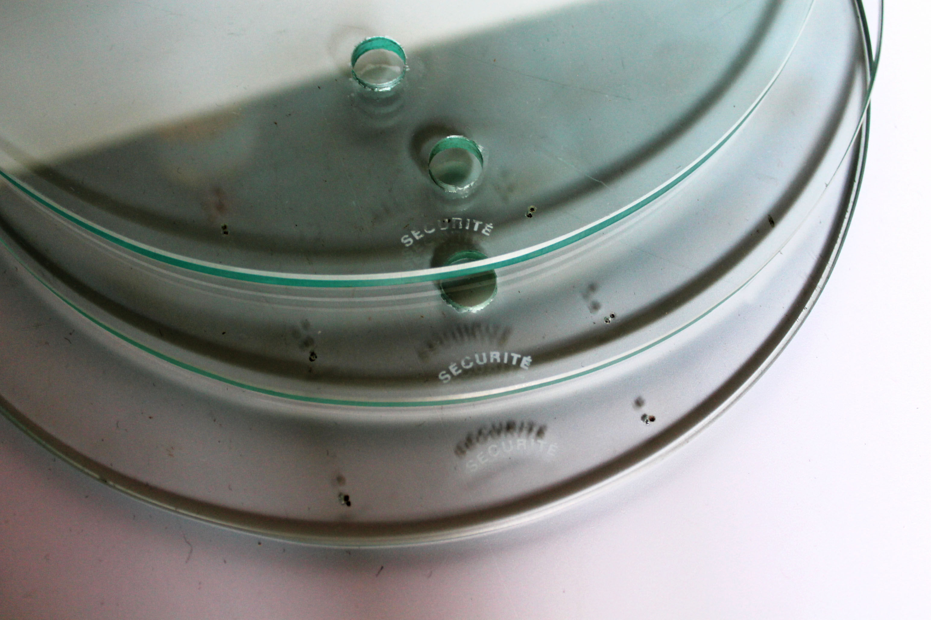 Summer-display, glass, brass, aluminum, 1950/60