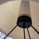 Large table lamp - woven cord shade