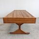 Table basse Mid Century Modern Gianfranco Frattini bois de Zebrano