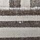 brown cream wool runner kilim , kilim for corridor  76x268 cm