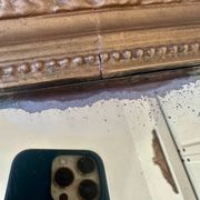 Large 19th century gilded mirror