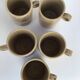 5 Handmade Aus stoneware mugs