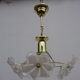 Vintage chandelier from the 70s/80s, 6 flowers