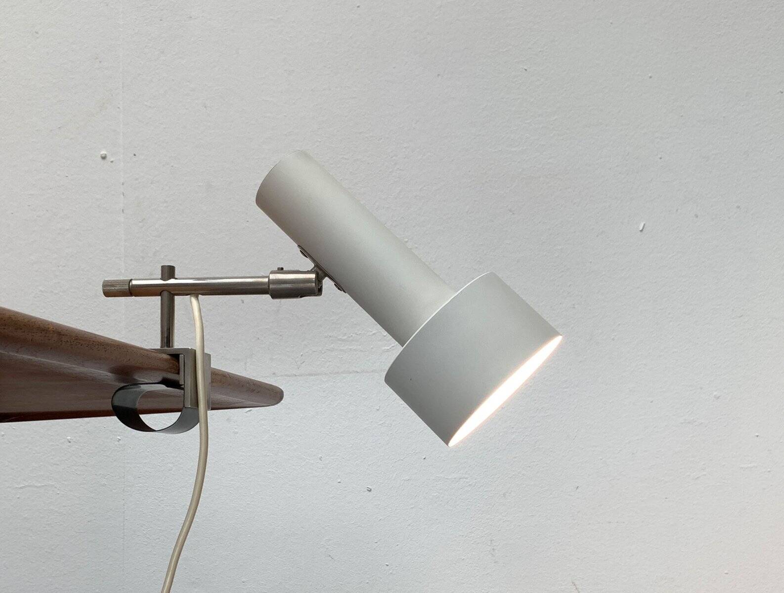 Applique, lampe à pince minimaliste de Beisl, Allemagne années 1960