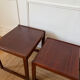 Nest of tables in teak from the 1960s.