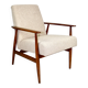 Armchair 'Lis', 1970s beige boucle design by Henryk Lis