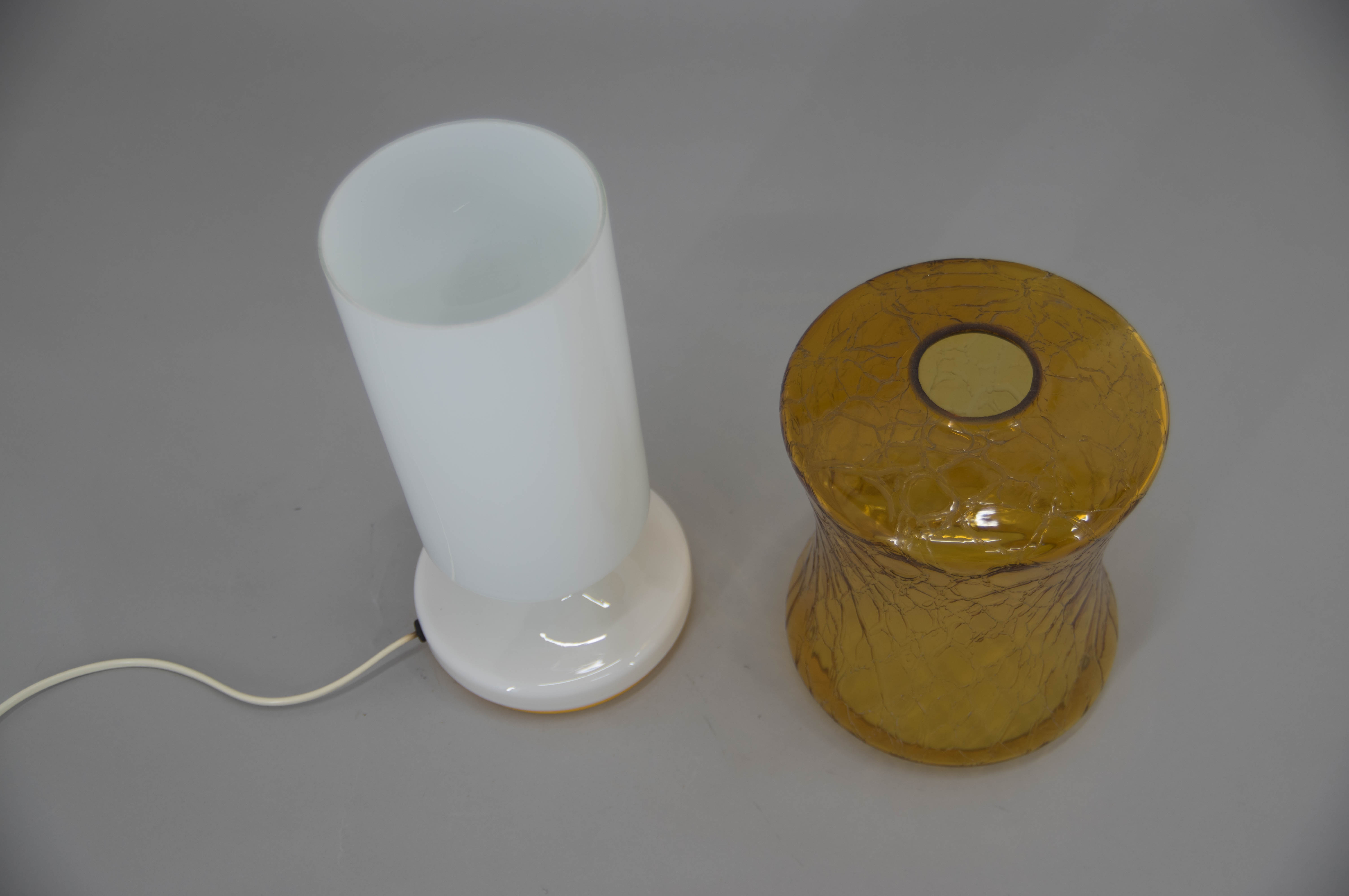 Mid-Century All Glass Table Lamp, 1970s