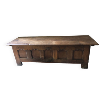 Banc coffre 19e siècle