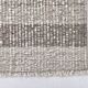 Brown Cream Runner rug, wool corridor kilim carpet  71x246 cm