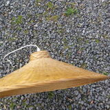 Rattan pendant light with socket