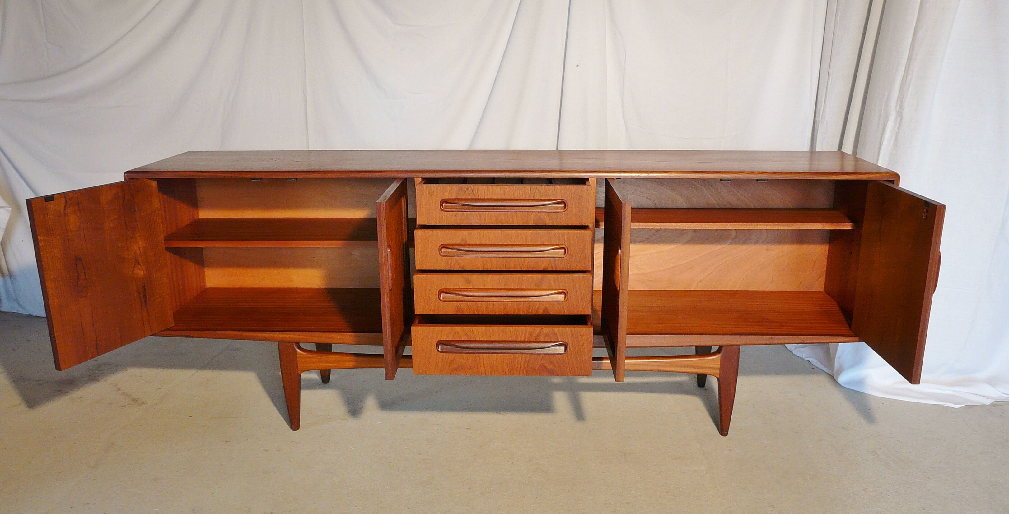 Scandinavian teak sideboard by V.B Wilkins