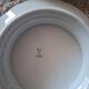 Dessert plate and 2 antique bowls