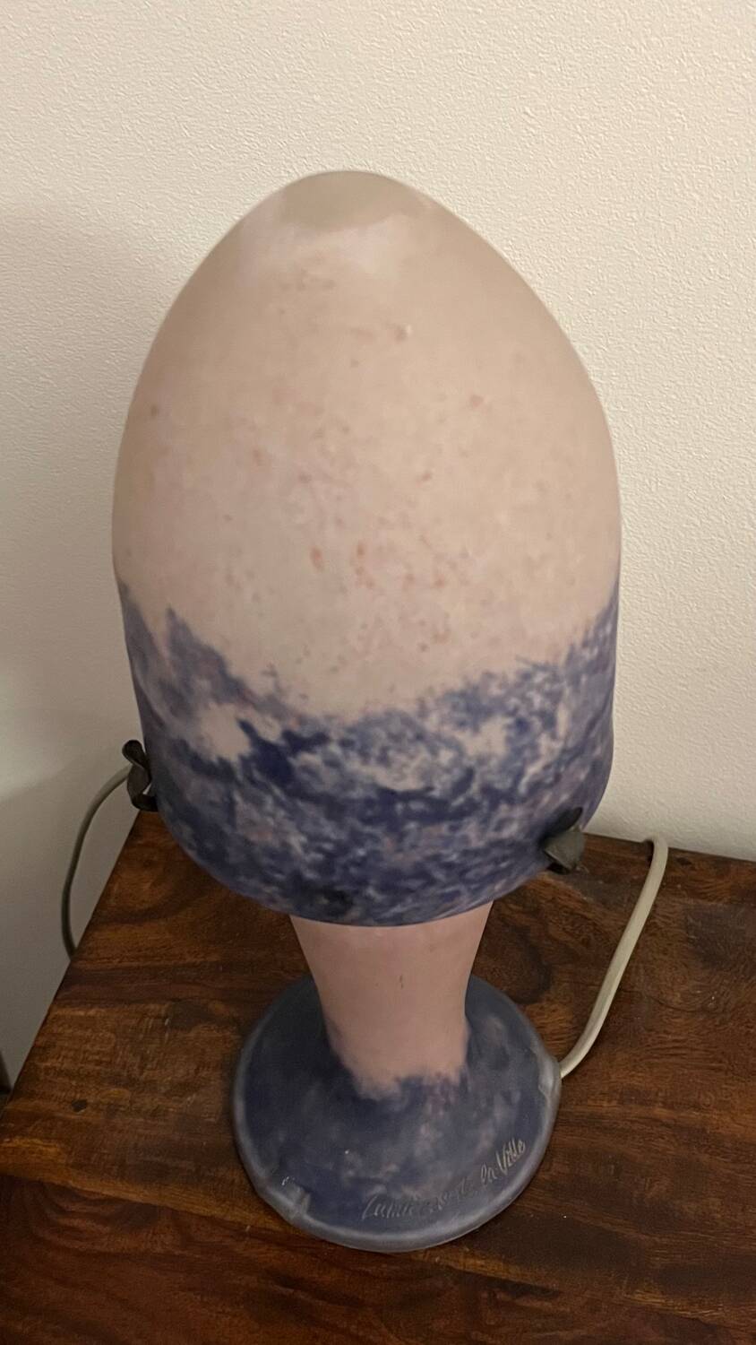 Glass paste lamp “City lights”