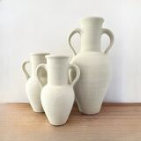 White terracotta jar