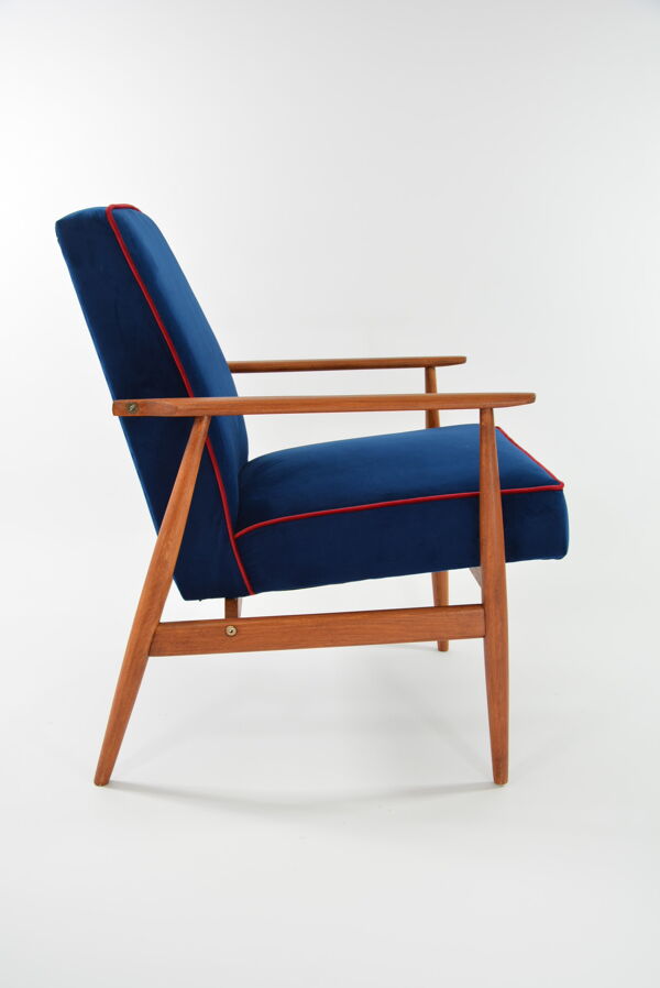 fauteuil fox bleu roi