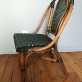 Parisian rattan bistro chair