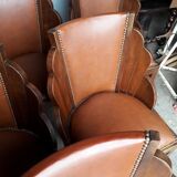 Suite of 6 chairs era art deco 1930