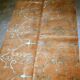 Vintage Tibetan Modern handmade carpet 112cm x 365cm 1980s, 1B769