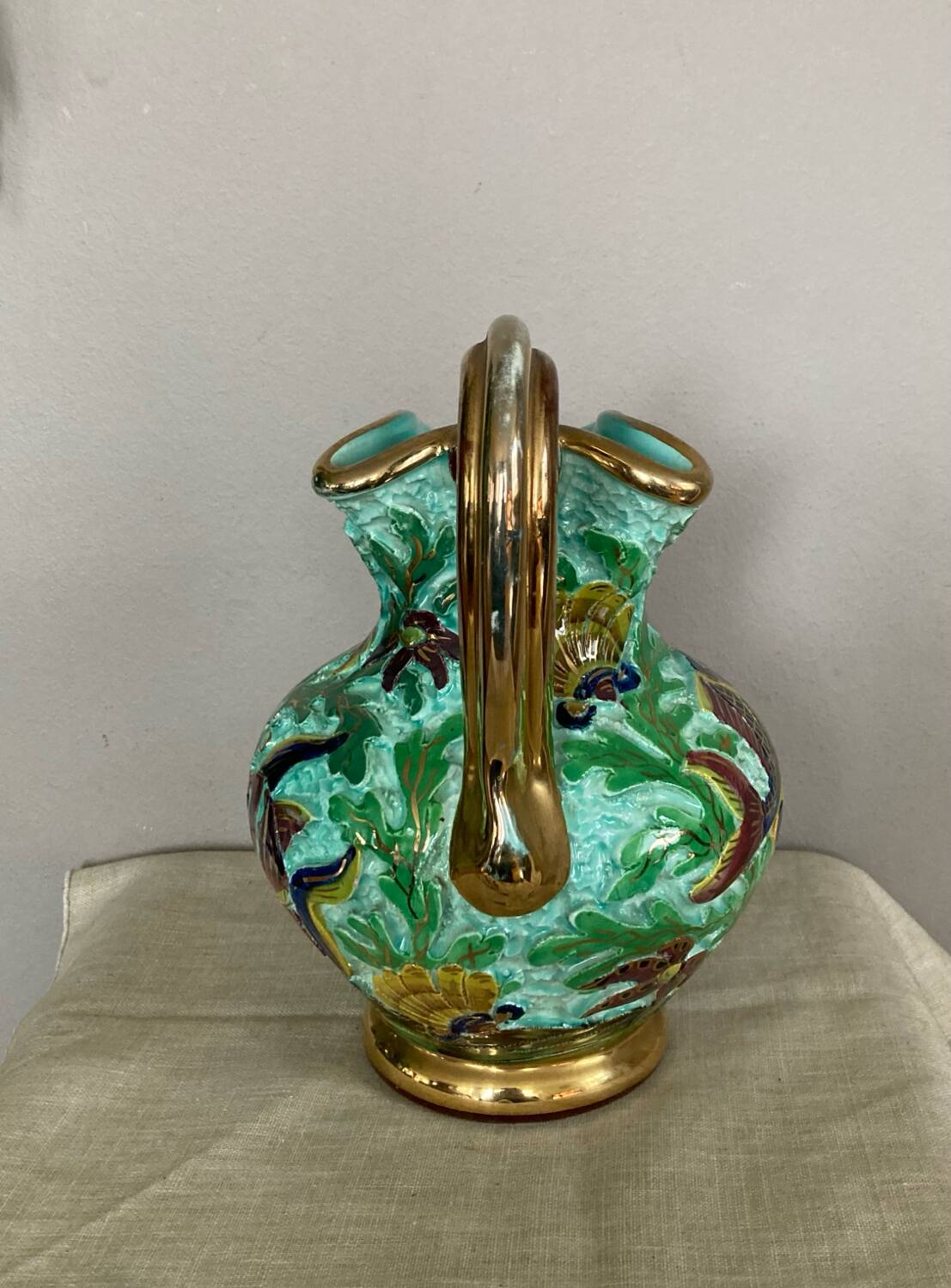 Ceramic pitcher signed Cerdazur MONACO 4 DPS, 1950s/60s