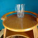 Bar tonneau en rotin