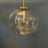 Lampe pendentif en verre vintage Doria Leuchten