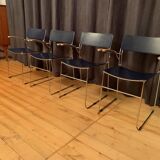 Set of four Sultana chairs, Arrben, Italy, 1970s/1980s