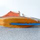 Giraud Sauveur brand half-deep hull basin sailing barque.
