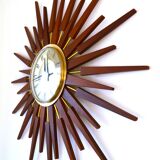 Sunburst vintage clock