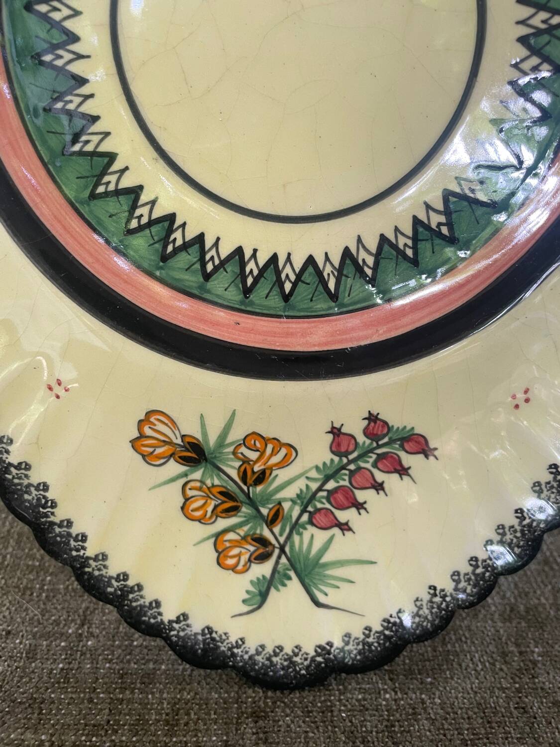 Henriot plate Quimper