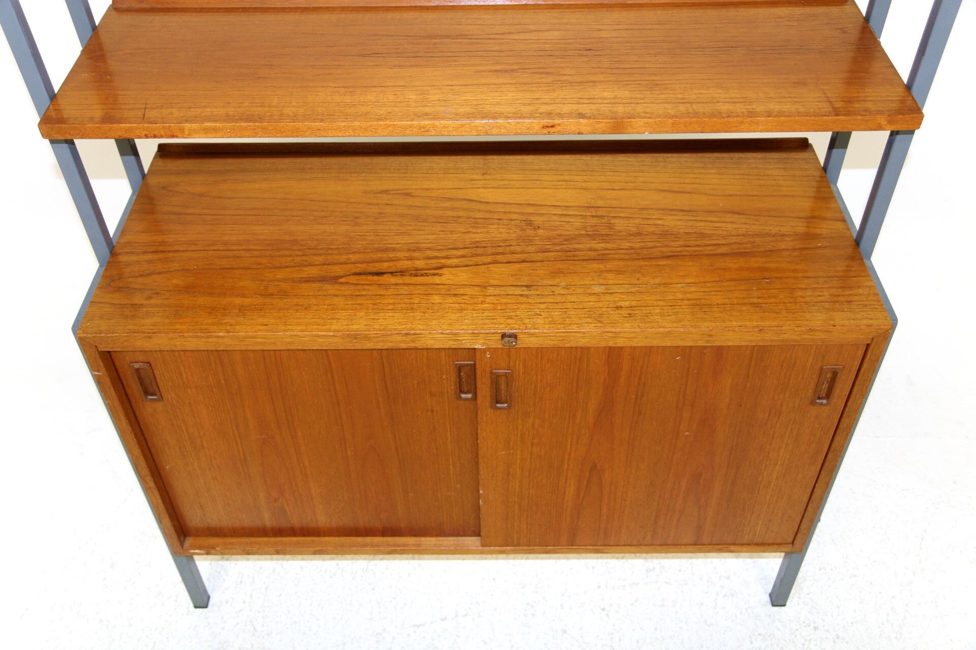 Chest of drawers in teak and metal, Sweden, 1960