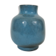 Vase émaillée Bleu de Jacques et Dani Ruelland 1960s