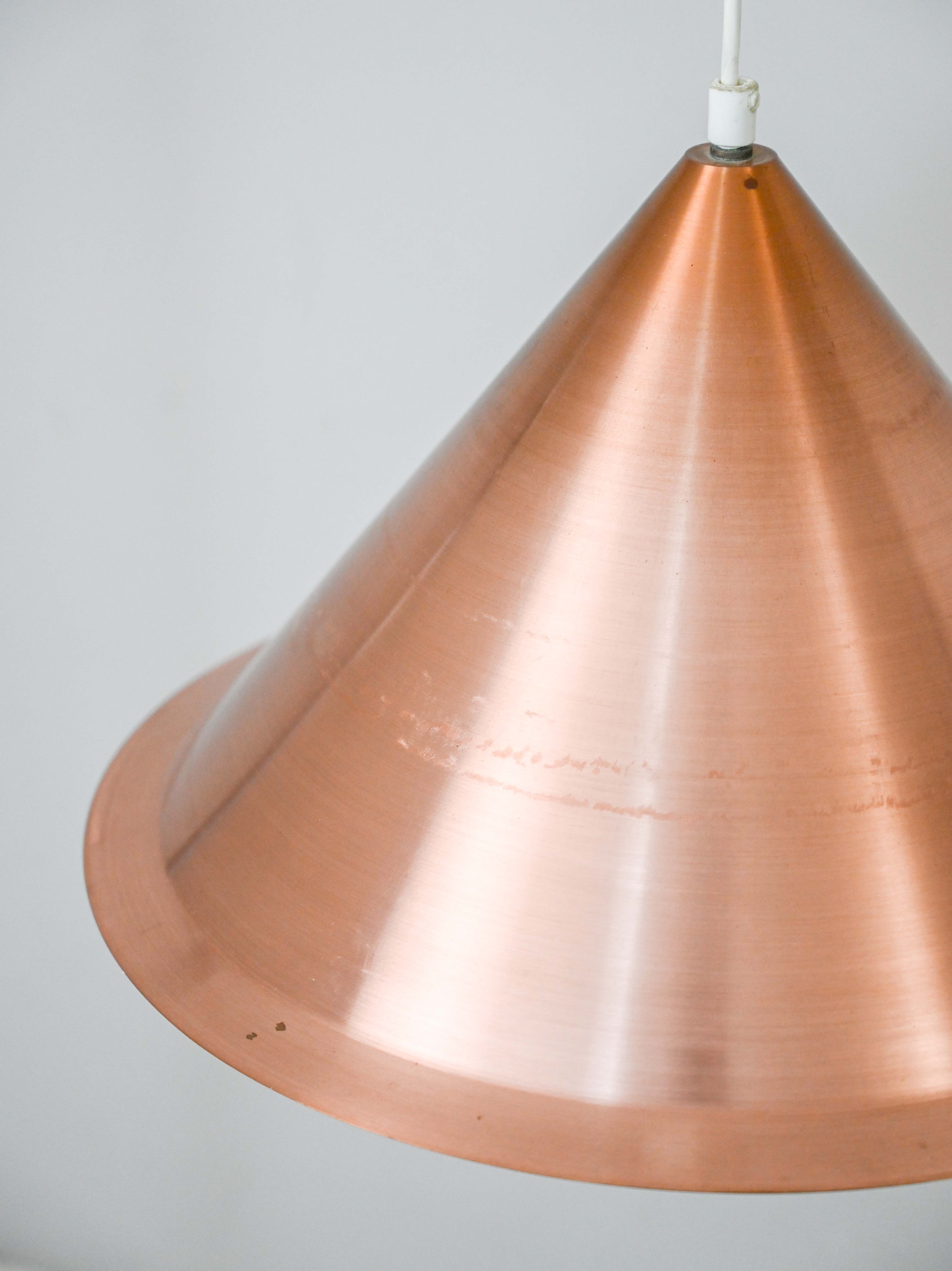 Copper pendant lamp
