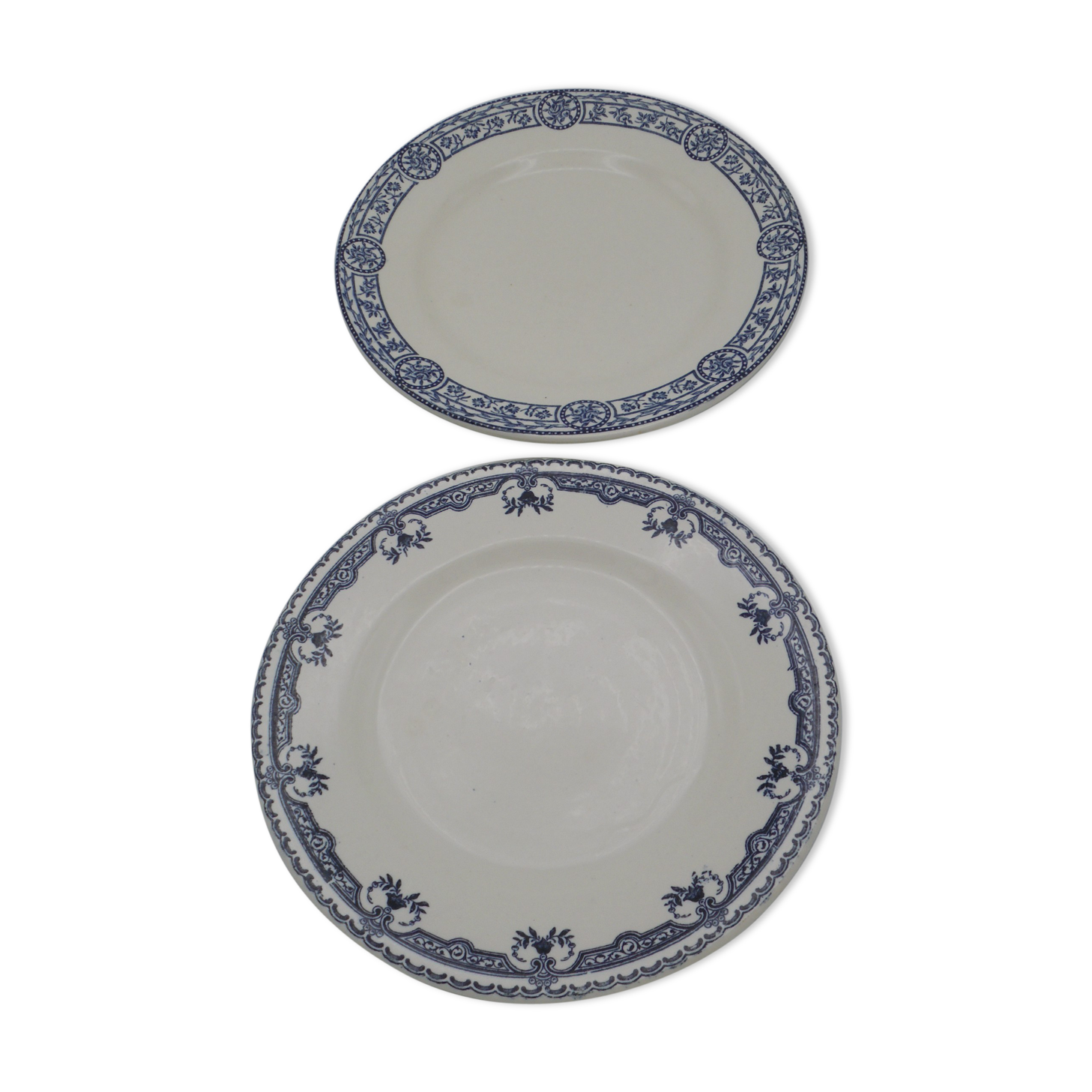 Paire d'assiettes Terre de Fer