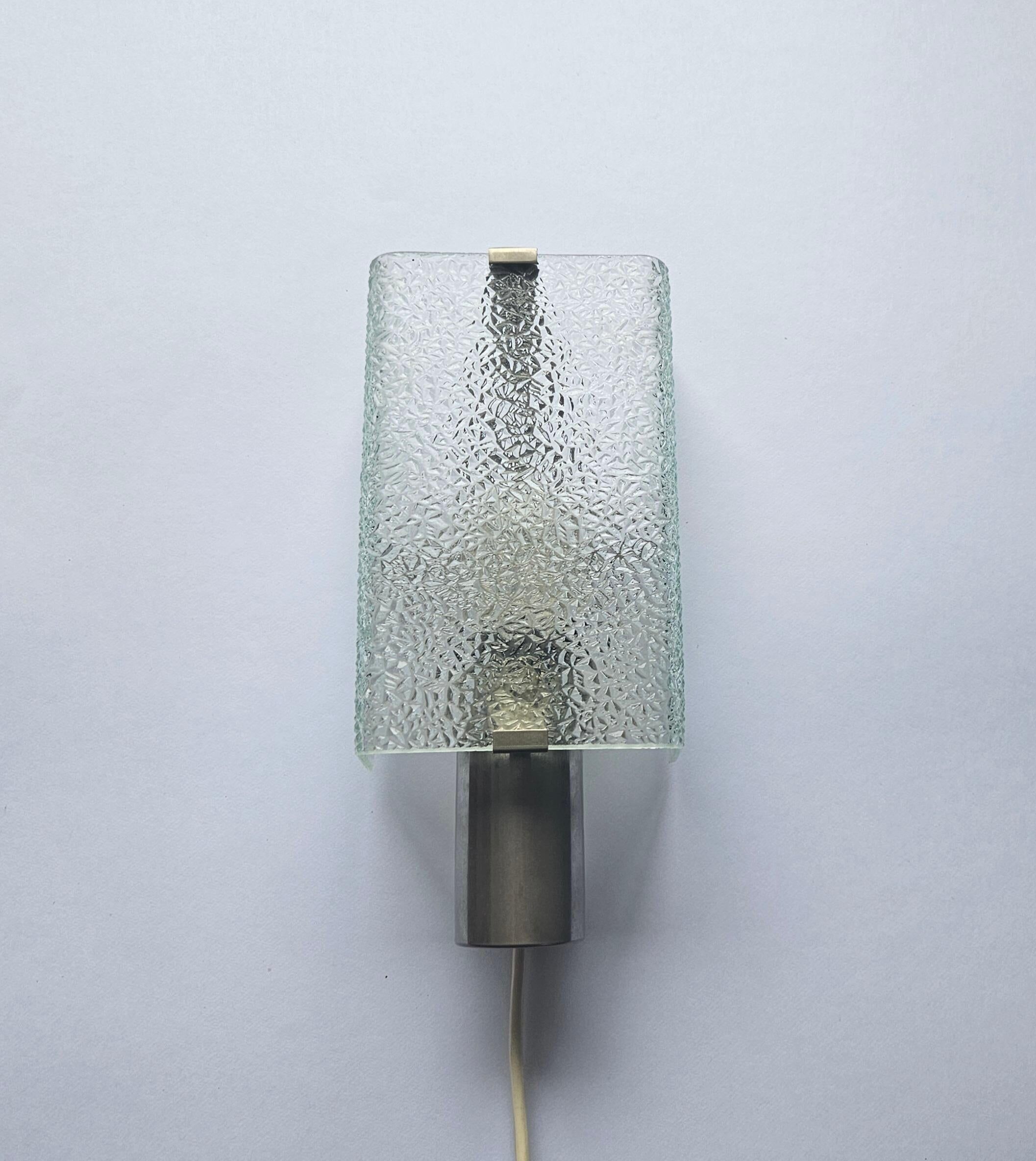 Rare Mid-Century Wall Lamp in the Style of Kalmar, Germany, 1970s